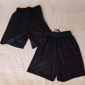 Lot Of 2. BCG Black Sports Shorts. Size Adult Small